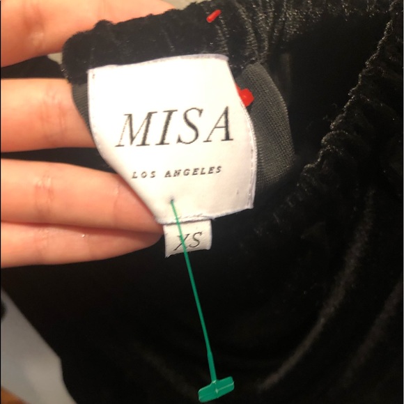 Misa off the shoulder velvet top - Picture 2 of 3